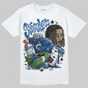 Jordan 1 Low OG “Storm Blue” DopeSkill T-Shirt Stressless Graphic Streetwear - White 