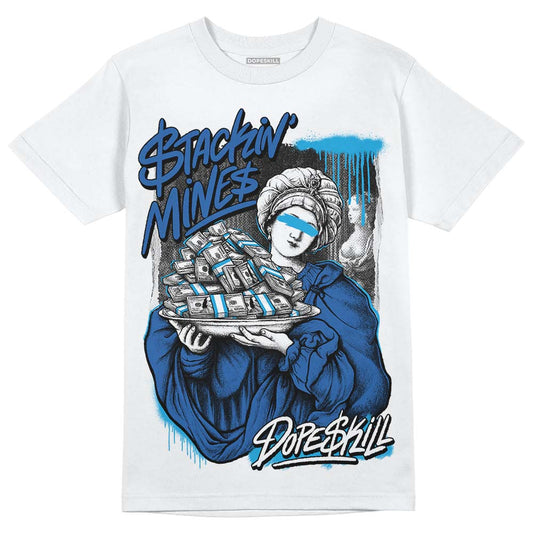 Jordan 11 Low “Space Jam” DopeSkill T-Shirt Stackin Mines Graphic Streetwear - White