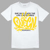 Jordan 6 “Yellow Ochre” DopeSkill T-Shirt Queen Graphic Streetwear - White