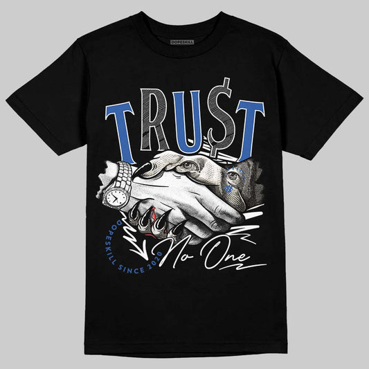 Jordan 1 Low Travis Scott x Fragment DopeSkill T-Shirt Trust No One Graphic Streetwear - Black