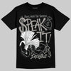 Jordan 9 Cool Grey DopeSkill T-Shirt Speak It Graphic Streetwear - Black