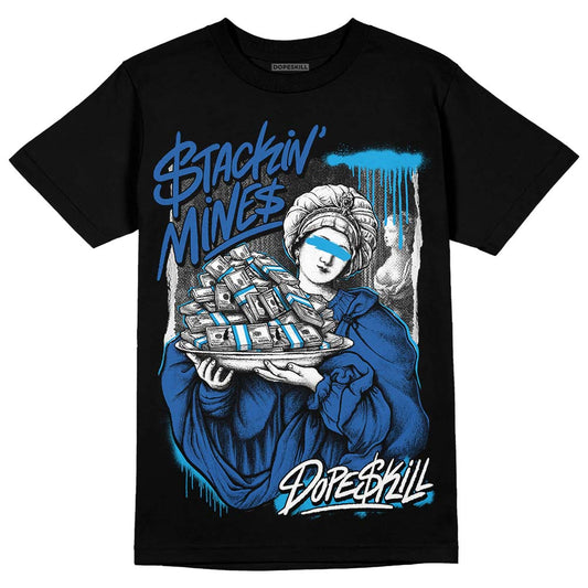 Jordan 11 Low “Space Jam” DopeSkill T-Shirt Stackin Mines Graphic Streetwear - black