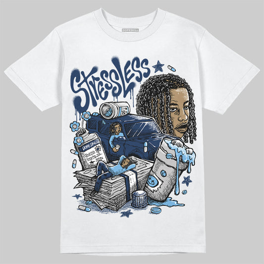 Jordan 4 SB “Summit White/Navy” DopeSkill T-Shirt Stressless Graphic Streetwear - White