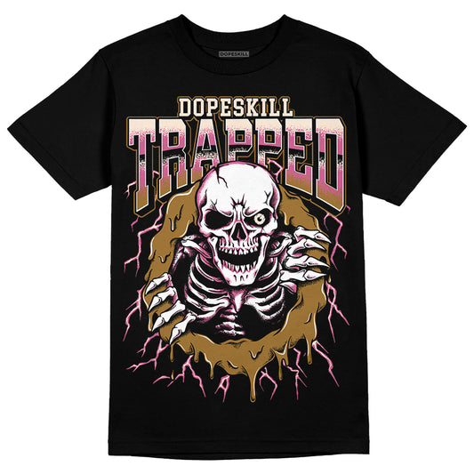 Dunk Low Just Do It “Bronzine/Playful Pink” DopeSkill T-Shirt Trapped Halloween  Graphic Streetwear - Black
