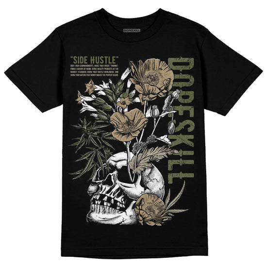 Air Max 90 Ballistic Neutral Olive DopeSkill T-Shirt Side Hustle Graphic Streetwear - Black