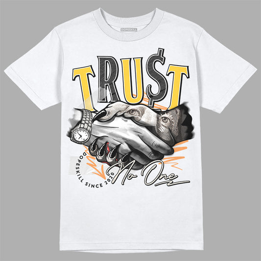 Jordan 4 "Sail" DopeSkill T-Shirt Trust No One Graphic Streetwear - White