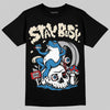 Jordan 3 Retro OG Rare Air DopeSkill T-Shirt Stay Busy Graphic Streetwear - Black