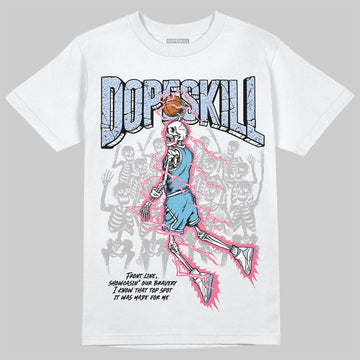 Jordan 3 GS “Cobalt Bliss” DopeSkill T-Shirt Thunder Dunk Graphic Streetwear - White
