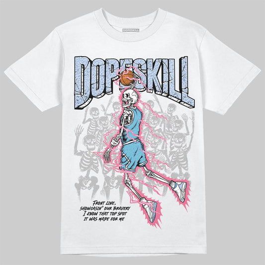 Jordan 3 GS “Cobalt Bliss” DopeSkill T-Shirt Thunder Dunk Graphic Streetwear - White