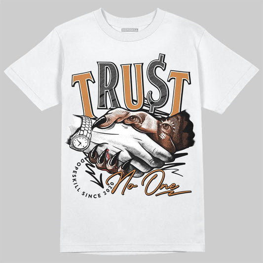 Jordan 14 Golf "US Open" DopeSkill T-Shirt Trust No One Graphic Streetwear - White