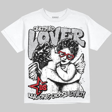 Jordan 4 OG “White Cement” DopeSkill T-Shirt Real Ones Choose Loyalty Graphic Streetwear - White