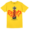 Jordan 6 “Yellow Ochre” DopeSkill Yellow T-shirt Queen Chess Graphic Streetwear