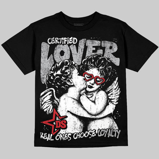 Jordan 4 OG “White Cement” DopeSkill T-Shirt Real Ones Choose Loyalty Graphic Streetwear - Black