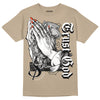 Jordan 1 High OG “Latte” DopeSkill Medium Brown T-shirt Trust God Graphic Streetwear