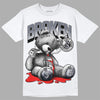 Jordan 14 Retro 'Stealth' DopeSkill T-Shirt Sick Bear Graphic Streetwear - White