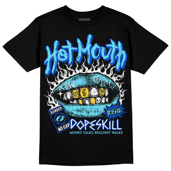 Dunk Low Argon DopeSkill T-Shirt Hot Mouth Graphic Streetwear - Black