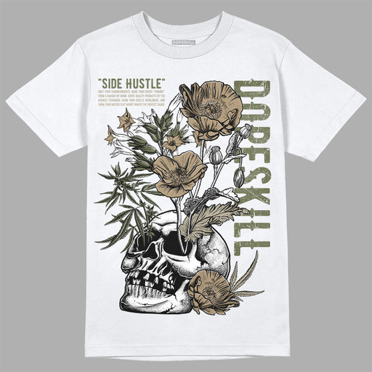 Air Max 90 Ballistic Neutral Olive DopeSkill T-Shirt Side Hustle Graphic Streetwear - White