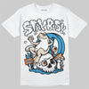 Jordan 1 High OG “UNC” Reimagined DopeSkill T-Shirt Stay Busy Graphic Streetwear - White