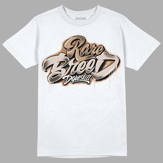 Jordan 3 Retro Palomino DopeSkill T-Shirt Rare Breed Type Graphic Streetwear - White