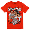 Jordan 6 Retro Toro Bravo DopeSkill Varsity Red T-shirt Queen Of Hustle Graphic Streetwear