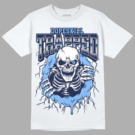 Jordan 5 Midnight Navy DopeSkill T-Shirt Trapped Halloween Graphic Streetwear