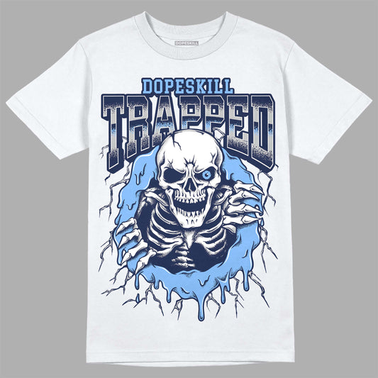 Jordan 5 Midnight Navy DopeSkill T-Shirt Trapped Halloween Graphic Streetwear