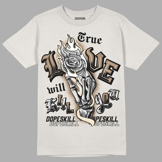 Jordan 5 SE “Sail” DopeSkill Sand T-shirt True Love Will Kill You Graphic Streetwear