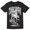 Jordan 1 Retro Low OG Black Cement DopeSkill T-Shirt Stay High Graphic Streetwear - Black