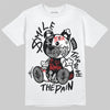 Jordan 3 OG “Black Cement” DopeSkill T-Shirt Smile Through The Pain Graphic Streetwear - White