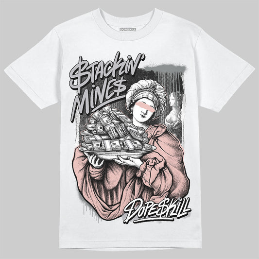 ASICS Gel-1130 'White Neutral Pink' DopeSkill T-Shirt Stackin Mines Graphic Streetwear - White 