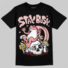 Jordan 3 Retro Valentine's Day Treat Yourself (2025) DopeSkill T-Shirt Stay Busy Graphic Streetwear - Black