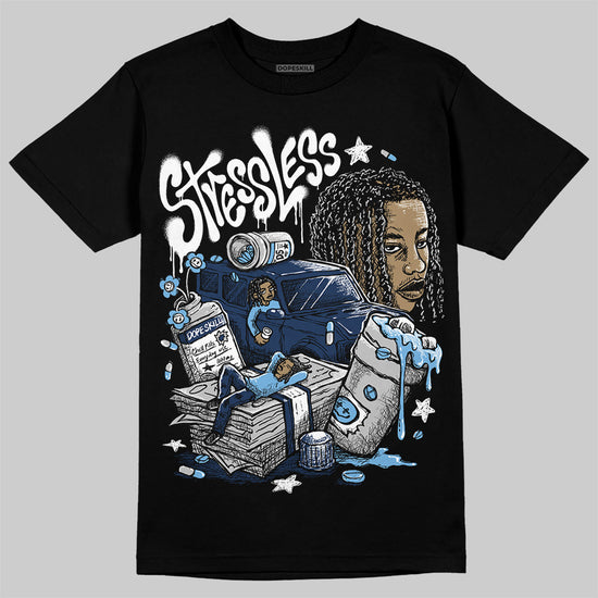 Jordan 4 SB “Summit White/Navy” DopeSkill T-Shirt Stressless Graphic Streetwear - Black