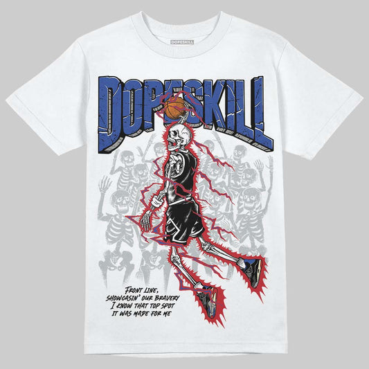 Jordan 4 “Rare Air” DopeSkill T-Shirt Thunder Dunk Graphic Streetwear - White