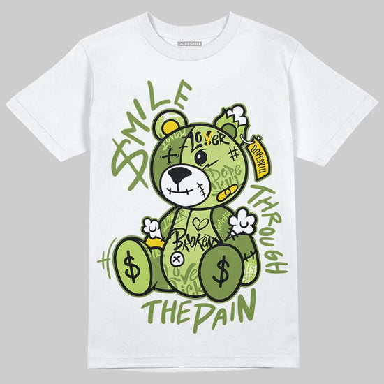 Dunk Low Pro SB 'Fruity Pack - Green Apple' DopeSkill T-Shirt Smile Through The Pain Graphic Streetwear - White