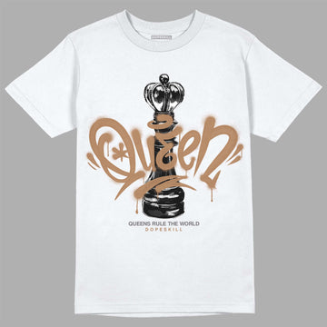 Jordan 6 WMNS Gore-Tex Brown Kelp DopeSkill T-Shirt Queen Chess Graphic Streetwear - WHite