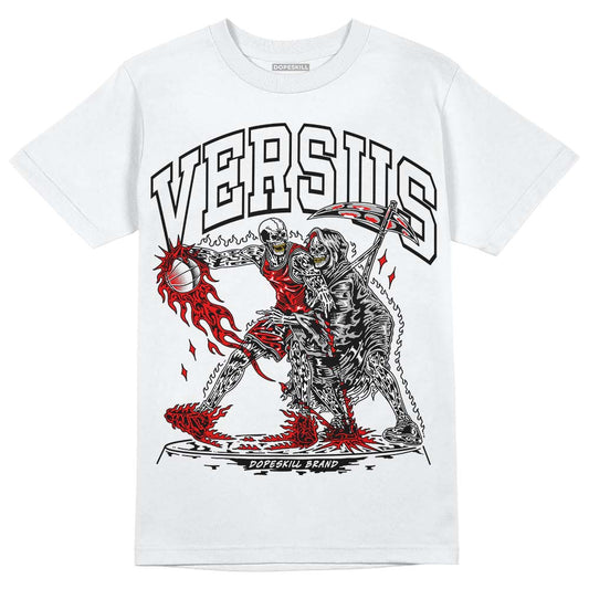 Jordan 1 Low OG “Shadow” DopeSkill T-Shirt VERSUS Graphic Streetwear - White