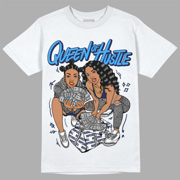 Jordan 3 "Midnight Navy" DopeSkill T-Shirt Queen Of Hustle Graphic Streetwear - White