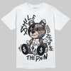 Adidas Samba OG White Black Clear Granite DopeSkill T-Shirt Smile Through The Pain Graphic Streetwear - White