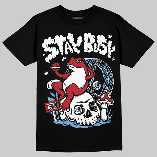 Jordan 12 Retro 'Melo' DopeSkill T-Shirt Stay Busy Graphic Streetwear - Black