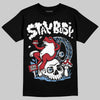 Jordan 12 Retro 'Melo' DopeSkill T-Shirt Stay Busy Graphic Streetwear - Black