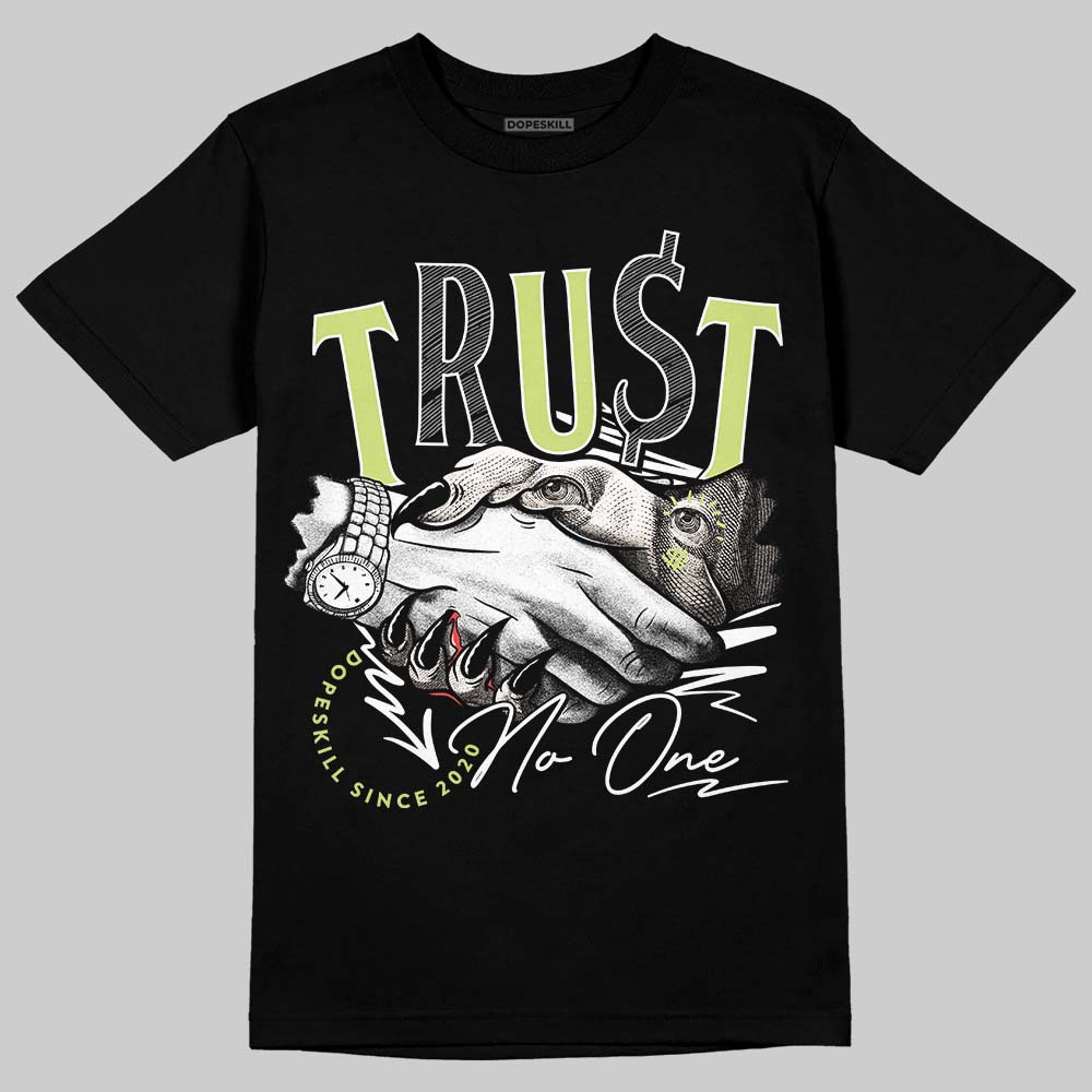 Jordan 5 “Luminous Green” DopeSkill T-Shirt Trust No One Graphic Streetwear - Black
