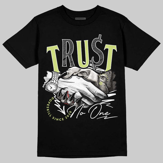 Jordan 5 “Luminous Green” DopeSkill T-Shirt Trust No One Graphic Streetwear - Black