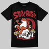 Nigel Sylvester x Air Jordan 4 ‘Brick by Brick’ DopeSkill T-Shirt Stay Busy Graphic Streetwear - Black