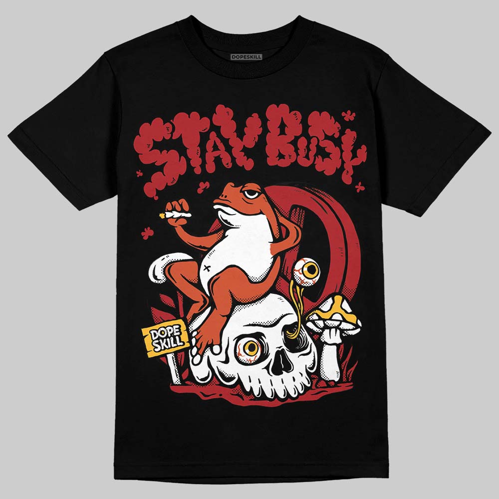 Nigel Sylvester x Air Jordan 4 ‘Brick by Brick’ DopeSkill T-Shirt Stay Busy Graphic Streetwear - Black