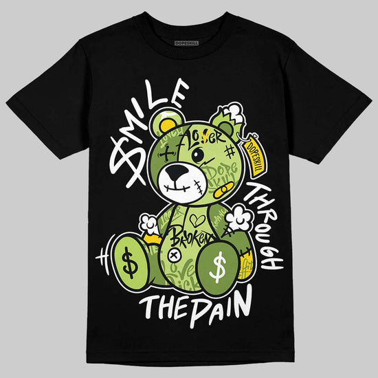 Dunk Low Pro SB 'Fruity Pack - Green Apple' DopeSkill T-Shirt Smile Through The Pain Graphic Streetwear - Black