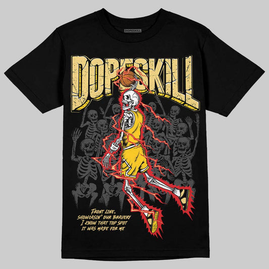 Quai 54 x Air Jordan 1 Retro Low OG Tour Yellow Black DopeSkill T-Shirt Thunder Dunk Graphic Streetwear - black