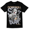 Jordan 4 Retro Frozen Moments DopeSkill T-Shirt Stay It Busy Graphic Streetwear - Black 