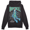 Jordan 1 High OG Green Glow DopeSkill Hoodie Sweatshirt Thunder Dunk Graphic Streetwear - Black