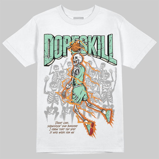 SB Dunk Low Rodeo Tourmaline DopeSkill T-Shirt Thunder Dunk Graphic Streetwear - White