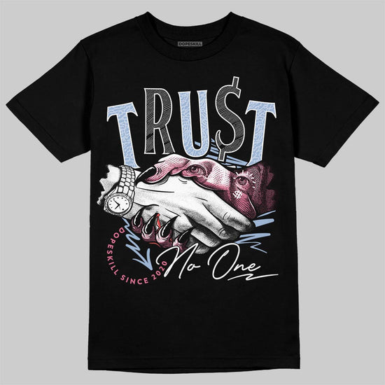  Jordan 3 GS “Cobalt Bliss” DopeSkill T-Shirt Trust No One Graphic Streetwear - Black